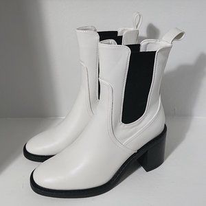 NIB Dream Pairs Diva Chunky Chelsea Platform Disco Heeled Booties 8.5